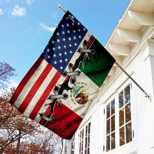 Miniatura 2 de FLAGWIX Banderas mexicanas – Bandera estadounidense LHA758F, bandera de casa (29.5 x 39.5 pulgadas) – Banderas de jardín de casa de Estados Unidos