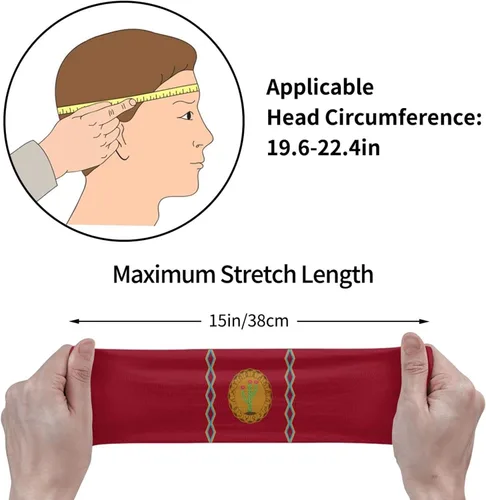 Miniatura 7 de Panteera Wayuu Headband for Men Women Sports Sweatband for Fitness Exercise Moisture Wicking Running Yoga Hairbands