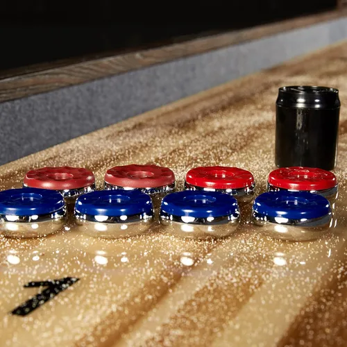 Miniatura 9 de Barrington Billiards 12' Webster Shuffleboard Table with Scratch-Resistant Playfield and 8 Puck Set