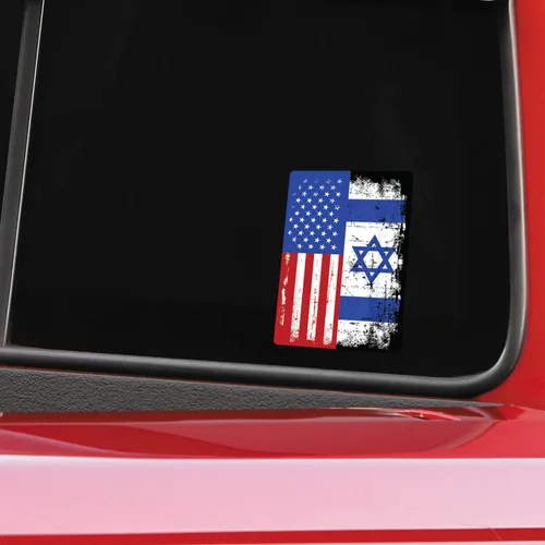 Miniatura 2 de Adhesivos de vinilo para defensores y aliados (Estados Unidos e Israel)