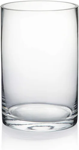 Miniatura 41 de WGV - Jarrón cilíndrico, 3 pulgadas de ancho x 3 pulgadas de alto, transparente delgado y estrecho, portavelas de vidrio, contenedor floral