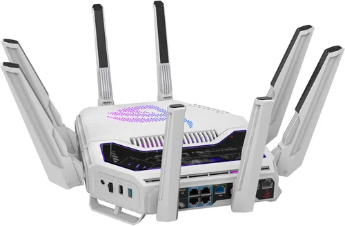Miniatura 12 de ASUS GT-BE19000AI Tri-Band WiFi 7 (802.11be) AI Gaming Router, ancho de banda de 320 MHz y 4096-QAM, MLO, puertos duales 10G, impulso de juego AI