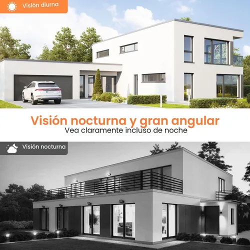 Miniatura 6 de GridTera Cámara de timbre de video inteligente inalámbrica, detección humana con IA y alertas instantáneas, visión nocturna, audio de 2 vías
