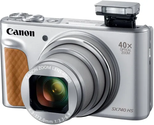 Miniatura 5 de Cámara digital Canon PowerShot SX740 HS (plata) – 20,3 Mp, zoom óptico de 40x, video 4K UHD, Wi-Fi y Bluetooth, compacta para viajes (2956C001) +