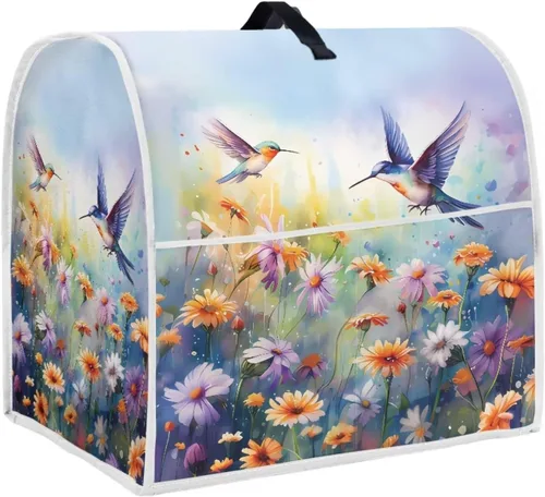 Miniatura 31 de Funda para batidora de pie de mármol azul compatible con mezclador de cocina de 6 a 8 cuartos de galón, cubierta antipolvo, lavable, ajuste