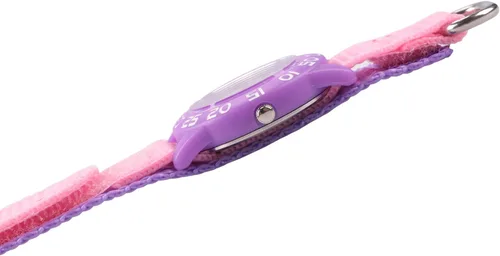 Miniatura 4 de Disney Minnie Mouse - Reloj analógico de nailon de cuarzo para niños, Rosado