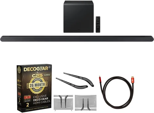Miniatura 16 de Samsung Serie Q Barra de sonido HW-Q900F 7.1.2 canales Subwoofer (2025) Paquete con Streaming de películas Premiere, 2 cables HDMI, protección CPS