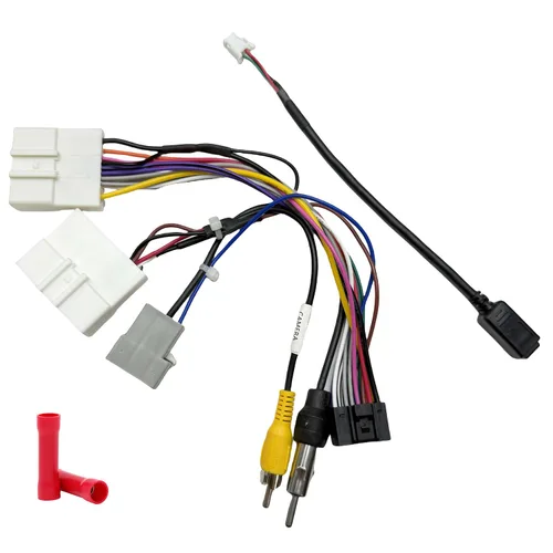 Miniatura 11 de Adaptador de cableado de radio del mercado de repuestos compatible con Nissan 2007-2013/Subaru 2008-2013, arnés de estéreo de coche Android de 16