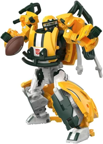 Miniatura 8 de Transformers NFL Dallas Cowboys Starblitz - Figura de acción de 5.5 pulgadas que cambia de robot a casco, juguetes de fútbol para mayores de 8 años