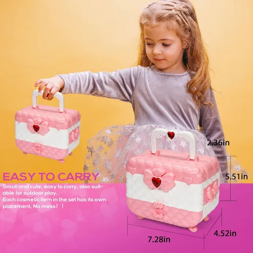 Miniatura 6 de Juegos de maquillaje para niñas - Juegos de maquillaje para niñas de 5 a 8 años, Maquillaje para niñas, Kit de maquillaje de juego, los mejores
