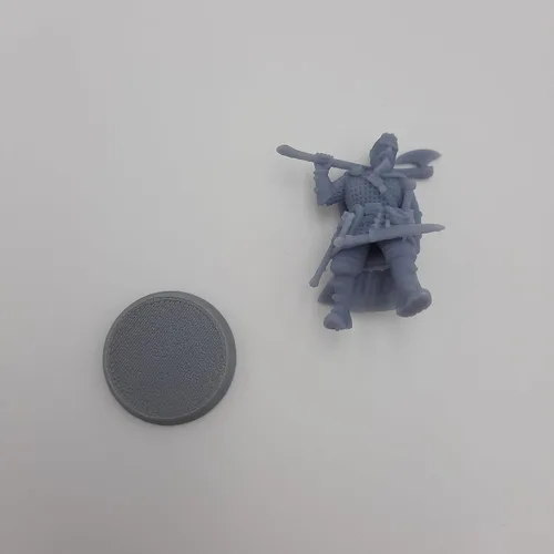 Miniatura 4 de Guerrero vikingo - RPG - Calabozos y Dragones - DND - Pathfinder - Destino de las norias - Figurita en miniatura (gris/sin pintar) (Bjorn)
