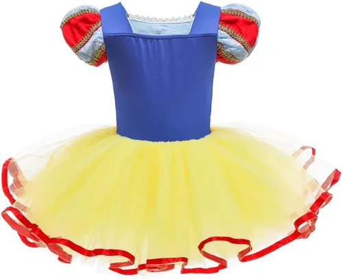 Miniatura 2 de Dressy Daisy - Vestido de tutú de ballet para niñas, talla 18m-8 Trajes de princesa con falda de tul para niñas pequeñas, leotardos de bailarina