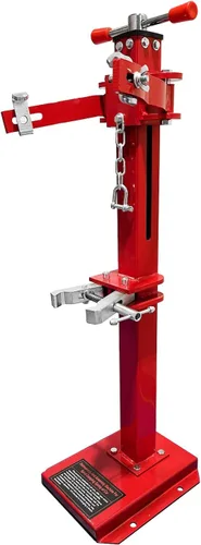 Miniatura 3 de Compresor de resorte automático para vehículos hidráulicos de servicio pesado rojo Mano, compresor de bobina de resorte, mango de elevación