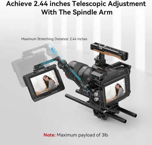 Miniatura 3 de SmallRig Montaje EVF ajustable con abrazadera NATO MD3507