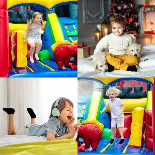 Miniatura 5 de SPTRAMLE Calcetines para niños 25 pares de calcetines para niños pequeños de corte bajo para niños y niñas de 0 a 14 años juego de 25 pares