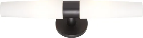 Miniatura 5 de George Kovacs P5041-66A-L Saber II - Aplique de pared, 1 luz LED de 12 vatios, negro mate