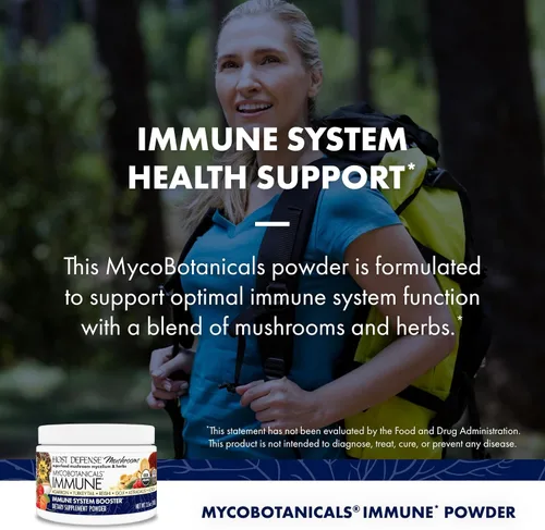 Miniatura 5 de Host Defense MycoBotanicals Immune* Powder - Polvo para el sistema inmune - Suplemento de apoyo a la salud intestinal e inmune - Suplemento en polvo