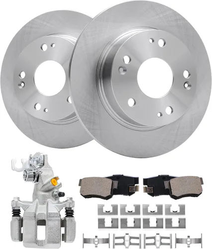 Miniatura 71 de Detroit Axle - Rotores de freno para Nissan NV2500 NV3500 NV1500 NV1500 2012-2021, repuesto de rotores de freno de disco: rotor delantero de 14.17