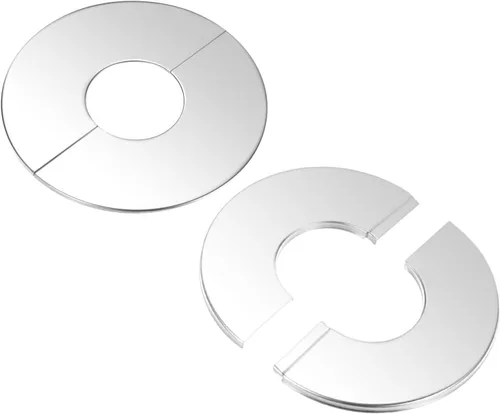 Miniatura 7 de M METERXITY Paquete de 2 bridas divididas de pared, para tubo de diámetro exterior de 0.9 pulgadas/0.866 in, placa de escudo de acero inoxidable