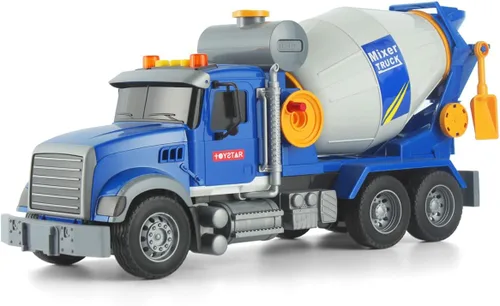 Miniatura 7 de Camión mezclador de construcción grande con luces y sonidos, perfecto para edades de 3 a 7 años, ideal para juegos imaginativos