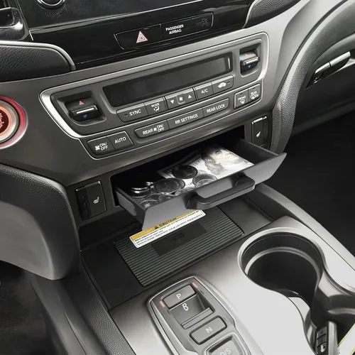 Miniatura 4 de PIMCAR Bandeja extraíble para 2016-2022 Honda Pilot/2017-2026 Honda Ridgeline/2019-2025 Honda Passport Organizador de consola central Caja