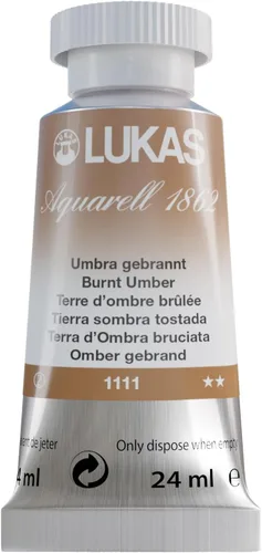 Miniatura 37 de Lukas 1862 Aquarell Artists' - Tubos de acuarela para artistas, color cian (primario), 0.8 fl oz, pintura de acuarela vibrante de grado profesional