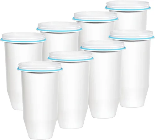 Miniatura 12 de Reemplazo del filtro de agua de 5 etapas mejorado para jarra y dispensador cero, reduce el plomo, cromo, PFOA y PFOS, compatible con ZR-001, ZR-004