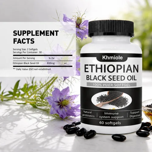 Miniatura 4 de Aceite de semilla negra etíope puramente nutritiva, sin OMG, sin gluten, 60