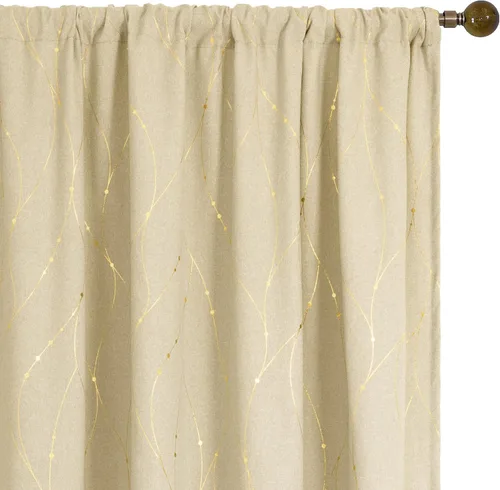 Miniatura 16 de BUHUA - Paneles de cortinas opacas para sala de estar, cortinas grises con aislamiento térmico, cortinas de ventana para dormitorio - 72 pulgadas