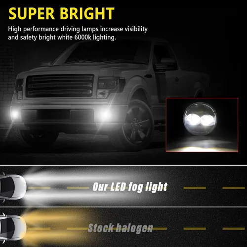 Miniatura 3 de Luces antiniebla LED, lámparas de parachoques, conjunto de reemplazo para Ford F150 2006 2007 2008 2009 2010 2011 2012 2013 2014 F150