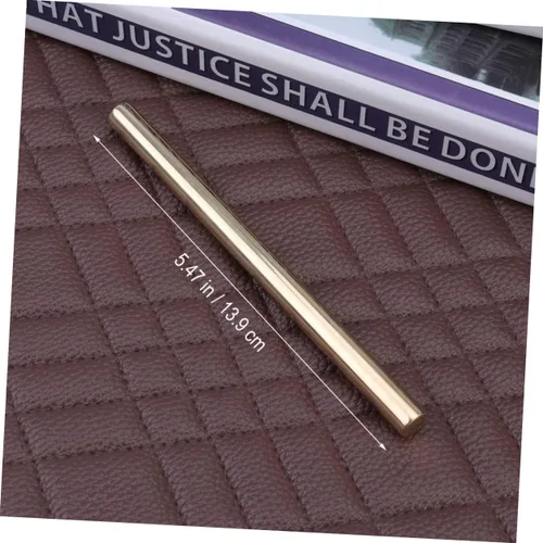 Miniatura 5 de TEHAUX Pluma de letrero de metal de 0.020 in de latón, superficie de espejo de gel, ideal para necesidades de oficina