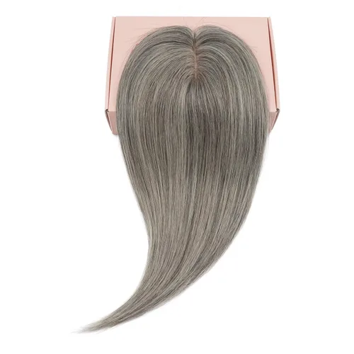 Miniatura 110 de Rich Choices Pelucas con topper de cabello para mujeres, cabello humano real 100% Remy, sin flequillo, para mujeres con adelgazamiento en la parte