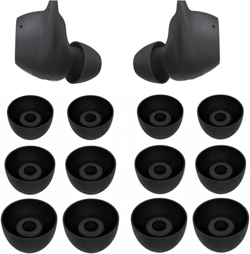 Almohadillas de repuesto para los oídos, tapones para los oídos, geles compatibles con auriculares Samsung Galaxy Buds FE, repuesto de silicona JNSA