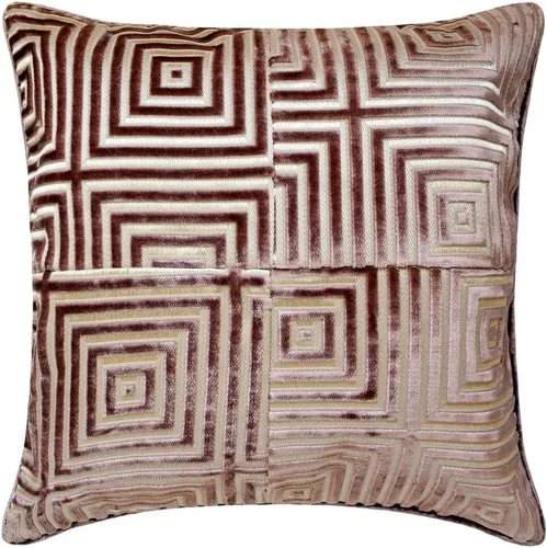 Miniatura 14 de The HomeCentric Fundas de almohada, fundas de cojín decorativas marrones para sofá de 16 x 16 pulgadas (15.7 x 15.7 in), cojines jacquard, 7. Marrón