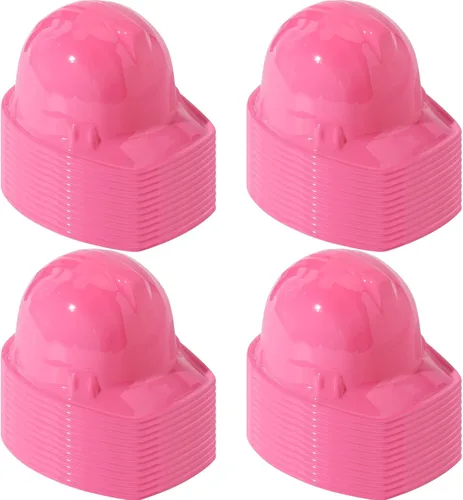 Miniatura 12 de Sumind Paquete de 48 sombreros de fiesta de construcción para niños, casco de plástico para trabajadores, juguete a granel para niños de 3 a 8 años