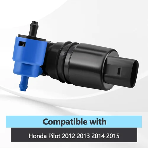 Miniatura 3 de Bomba de limpiaparabrisas compatible con Honda Pilot 2012 2013 2014 2015 reemplaza 76806-SZA-A12 76806SZAA12, bomba de líquido para limpiaparabrisas
