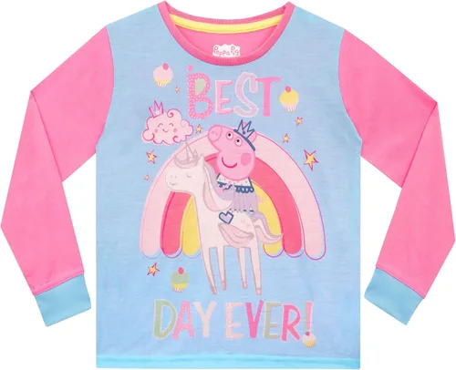 Miniatura 2 de Peppa Pig Pijama de unicornio para niñas Azul claro pastel