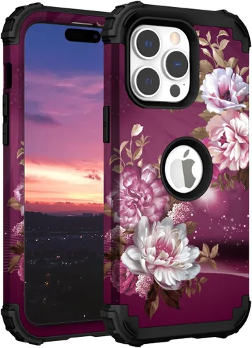 Miniatura 134 de Hocase Funda para iPhone SE 2022/2020, resistente a prueba de golpes, de plástico duro+goma de silicona, funda protectora híbrida para iPhone SE