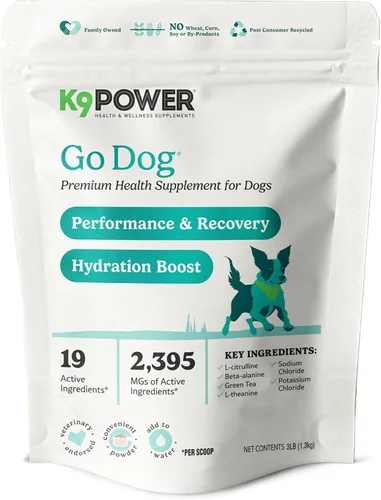 Miniatura 14 de K9Power Super Fuel – Constructor muscular para perros de trabajo, rendimiento y deportivos – Aumenta la resistencia, la recuperación y el apoyo