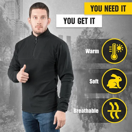 Miniatura 6 de M-Tac - Sudadera de forro polar para ropa interior Tactical Top Delta