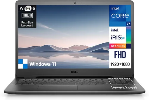 Dell Inspiron 15 3000 3520 - Computadora portátil de negocios FHD de 15.6 pulgadas, Intel 10-Core i7, 32 GB de RAM, SSD de 1 TB, portátil Windows 11