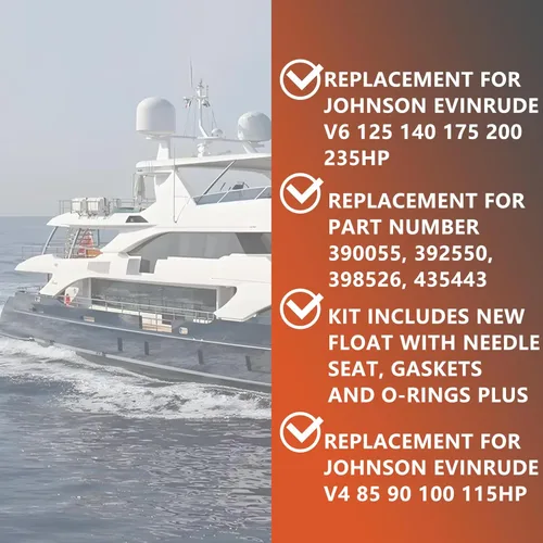 Miniatura 2 de labwork Kit de reparación de carburador de repuesto para Johnson Evinrude V4 85 90 100 115hp V6 125 140 175 200 235hp
