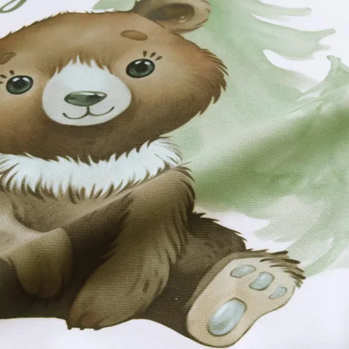 Miniatura 5 de Bonhause Juego de 4 fundas de almohada de animales del bosque, 18 x 18 pulgadas, diseño de oso zorro, ardilla, búho, para niños, para sofá, aula