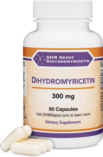 Dihidromiricetina (DHM) (extracto de Hovenia Dulcis) Suplemento para el apoyo hepático (obtenido naturalmente del árbol de pasas orientales) 90