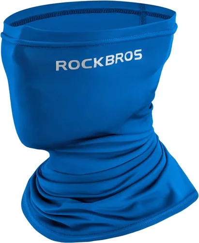 Miniatura 15 de ROCKBROS Polaina refrescante para el cuello, bandana para hombres, polainas de cuello de verano, media cara, bufanda, protección solar UV