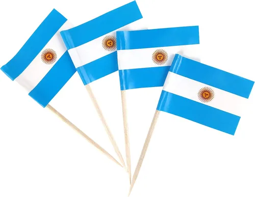 Miniatura 23 de JBCD Bandera afroamericana con palillo de dientes panafricano, mini banderas negras de liberación para cupcakes, 200
