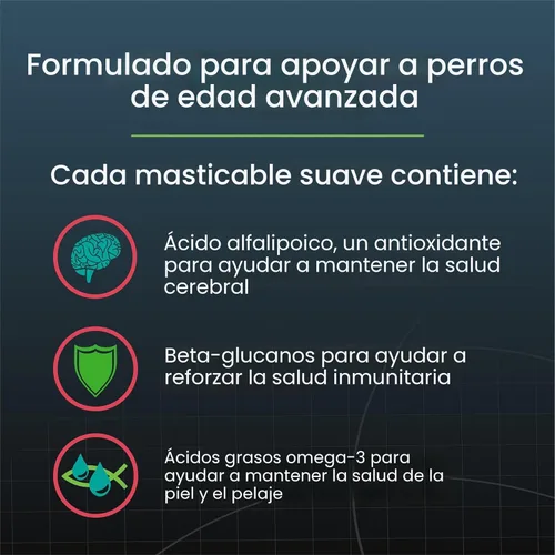 Miniatura 3 de Nutramax Dasuquin Suplemento de salud articular para perros mayores pequeños a medianos, para apoyo inmunológico, salud de la piel y el pelaje