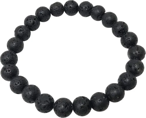 Miniatura 653 de Gem Avenue Handmade Round Bead Stretch Bracelet Unisex Natural Stone Beaded Jewelry for Men & Women, Elastic Wristband for Daily Wear