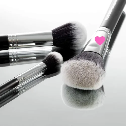 Miniatura 7 de Brocha grande de maquillaje en polvo de acabado, brochas de maquillaje grandes y esponjosas para cara completa, contorno bronceador corporal