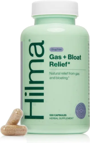 Miniatura 7 de Hilma Pre y Probiótico con Hierbas - Apoyo para la Salud Intestinal con Prebióticos y Probióticos, Más Alivio de Gases e Hinchazón para Mujeres